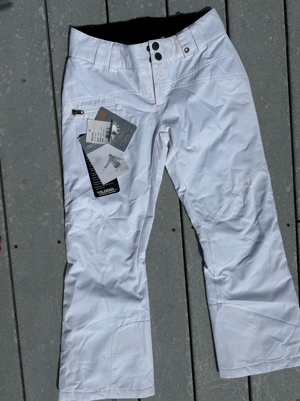 NWT Obermeyer Malta Women’s White Snow/Ski Pants